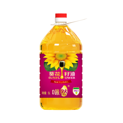 咪然 食用油 物理压榨 葵花籽油5L