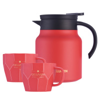 德鲁曼 荣耀咖啡壶陶瓷杯套装HB-800