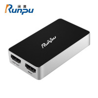 润普科技(RunPU) 数码配件 RP-U500 视频采集卡hdmi高清会议ps4直播USB外置电脑图像录制盒(Z)