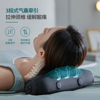 飞利浦(PHILIPS) 按摩抱枕按摩仪家用办公室 全身肩颈部颈椎腰椎腰背部按摩器 热敷按摩靠垫枕 PPM5301NBK