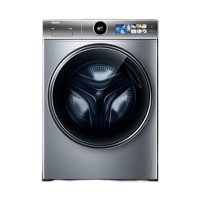 海尔 XQG100-BD14386TLU1 全自动滚筒洗衣机家用大容量直驱变频洗衣机超薄平嵌炫彩触控