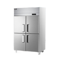 澳柯玛 VCF-920A4 四门双机双温 四门冰柜冰箱冷柜 冷藏冷冻双温保鲜 不锈钢商用厨房冰箱