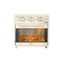 美的 PT1511 电烤箱 家用多功能15L大容量三层烤位 机械式操作 上下独立控温