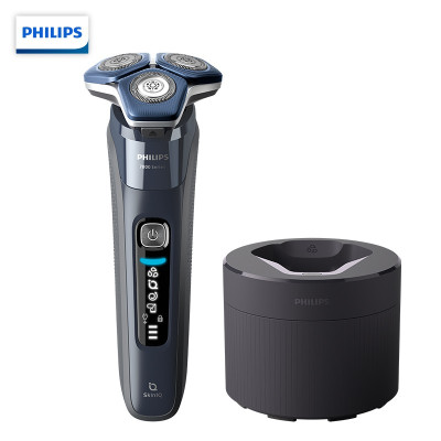 飞利浦(PHILIPS)S7832/40 剃须刀电动刮胡刀电动胡须刀生日礼物男全身水洗7系蓝蜂巢升级款