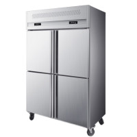 德玛仕(DEMASHI) LCD1.0L4W 商用四门冰柜 四门 900升 保鲜柜立式冷冻不锈钢冷柜冰箱 真风冷双温款