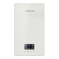 约克(YORK) YK-F6 铂金 即热式电热水器家用小型智能恒温速热淋浴洗澡8500W