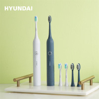 HYUNDAI X900+ 电动牙刷 成人家用声波震动电动牙刷软毛防水充电式男女通用