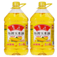 鲁花 食用油 玉米油 5L*2桶 物理压榨 非转基因 桶装