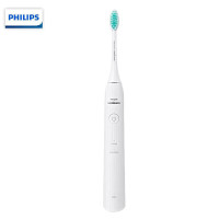 飞利浦 HX2431 电动牙刷 声波震动牙刷 净力刷 2种模式清洁 白色