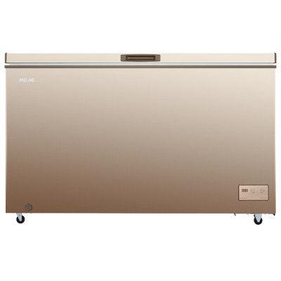 美菱(MELNG) BC/BD-426DTE 卧式冷柜 426L 一级效能 家用商用大冷柜 强劲冷冻 咖啡金