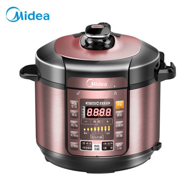 美的(Midea) YL60Simple101 电压力锅 6L 家用双胆电高压锅饭煲