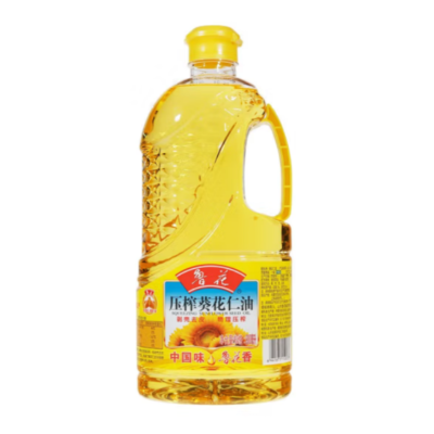 鲁花 葵花仁油900ml*2 物理压榨葵花仁油 食用油 一级