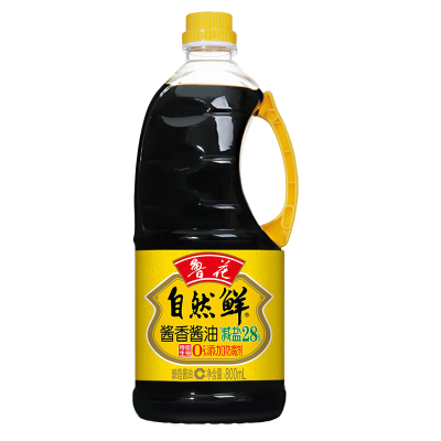 鲁花 黑豆黑豆(生抽)800ml*1 生抽厨房调味品凉拌蘸料