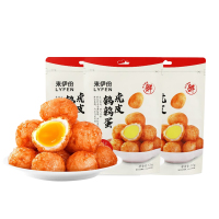 来伊份虎皮鹌鹑蛋125g*3袋