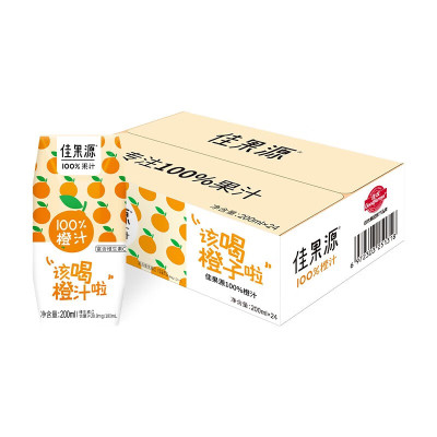 佳果源橙汁200ml*24