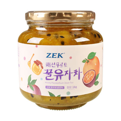 ZEK蜂蜜柚子茶(百香果味)1kg