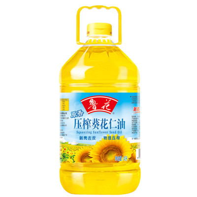 鲁花 葵花仁油 4L/桶