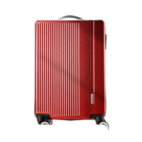 西屋 行李箱20英寸红色XL02万向轮拉杆箱大容量旅行密码箱登机