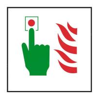 火情警报国标GB消防器材警示标签安全牌