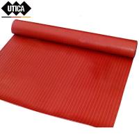 耐高压红色防滑橡胶绝缘胶垫台垫