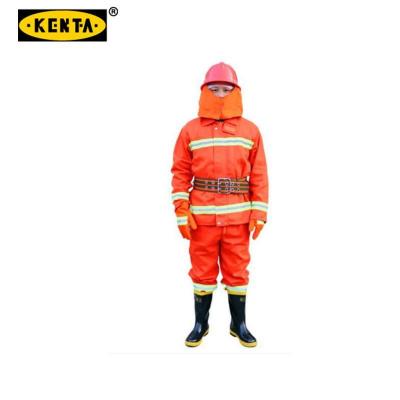 97款消防服六件套优质橙红(消防上衣、消防裤子、消防手套、消防头盔、消防腰带、97消防靴)