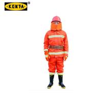 97款消防服六件套阻燃款橙红(消防上衣、消防裤子、消防手套、消防头盔、消防腰带、97消防靴)