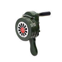 天狼芯 手摇报警器固定式高分贝便携手动警报器绿色手摇报警器-WR1705