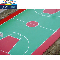 卫氏运动地胶羽毛球室内篮球场健身房防滑pvc塑胶地板地垫宝石纹5.0mm