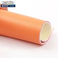 星加坊 篮球场羽毛球场专用pvc地胶垫 LOGO纹 橙色5.0mmFO1