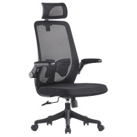 方解实(FANGJIESHI)办公椅电脑椅会议椅网布椅子人体工学椅转椅黑色