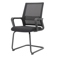 方解实(FANGJIESHI)电脑椅会议椅家用弓形脚办公椅子洽谈椅会客椅网布椅子