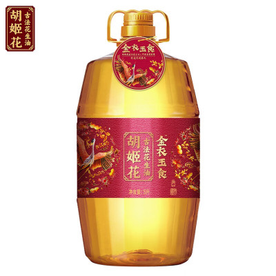 胡姬花 金衣玉食古法花生油 5L