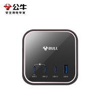 公牛(BULL)多功能插座/插线板/插排/接线板 67W USB(3C1A)+3插孔 全长1.5米 GNV-MS1673