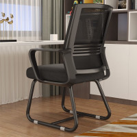 方解实(FANGJIESHI)电脑椅子人体工学椅办公座椅会议椅家用靠背椅弓形椅会议椅