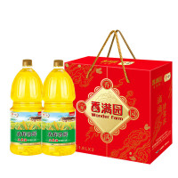 香满园 农榨珍鲜玉米油1.8L×2礼盒