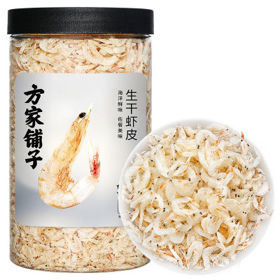 方家铺子 生干虾皮120g/瓶装