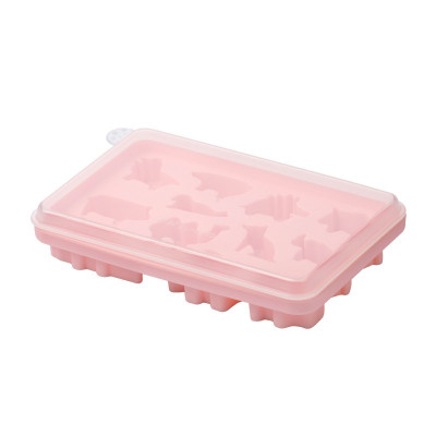 茶花(CHAHUA) 冰块模具冰箱自制冰格制冰神器 奈斯童趣冰块盒011002