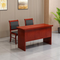 方解实(FANGJIESHI)双人会议桌长条桌培训桌油漆实木贴皮会议桌 1.4米