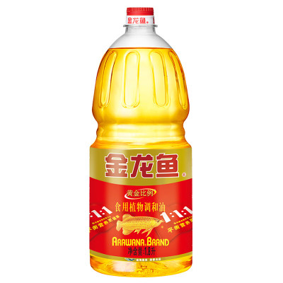 金龙鱼 食用油 黄金比例调和油/1.8L