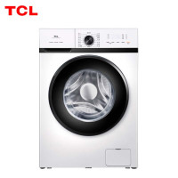 TCL8公斤全自动滚筒洗衣机 一级能效 变频电机 高温自洁 TG-V80BA芭蕾白