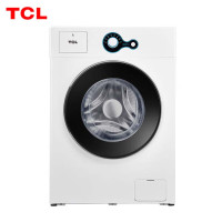 TCL8公斤全自动滚筒洗衣机 一级能效 变频电机 高温自洁 TG-V80芭蕾白