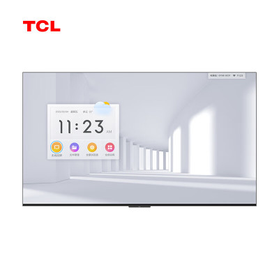 TCL会议平板一体机商用电视办公投屏视频会议高清130%色域显示大屏98英寸IFP98P60安卓版(不带触摸版)