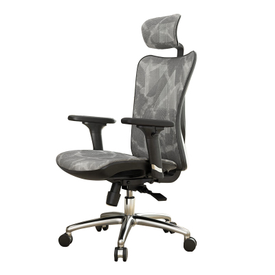 西昊 M57 人体工学椅电脑椅电竞椅办公椅子老板椅转椅 黑框灰网