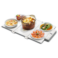 摩飞 折叠暖菜板 饭菜保温板热菜板 加热桌垫菜板 MR8301折叠暖菜板白色