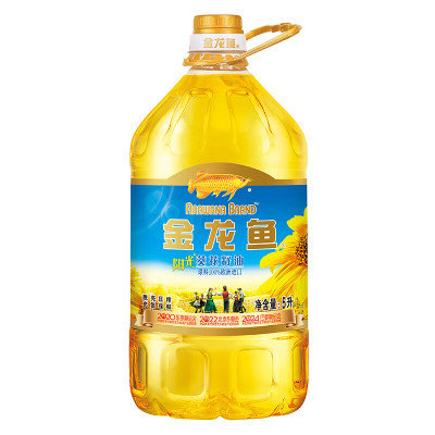 金龙鱼 阳光葵花籽油 5L口味清淡少油烟