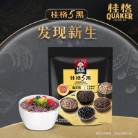 桂格麦片组合(5黑混合即食麦片518克*1+5白混合即食燕麦片460克袋装*1)