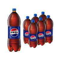 百事可乐 Pepsi 碳酸饮料整箱 2L*6瓶 (新老包装随机发货) 百事出品 2箱起购