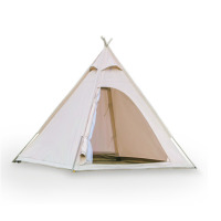 帐篷户外露营公园便携式防雨加厚棉布三角形室内大金字塔帐