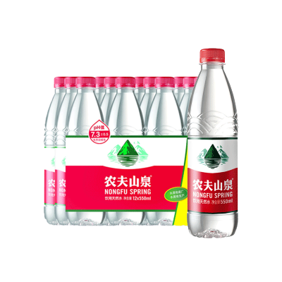 农夫山泉天然水550ml*12入塑包装 10箱装 Z