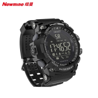 纽曼(Newmine) 智能手环50米防水户外 蓝牙运动防水计步手表 EX16 黑色